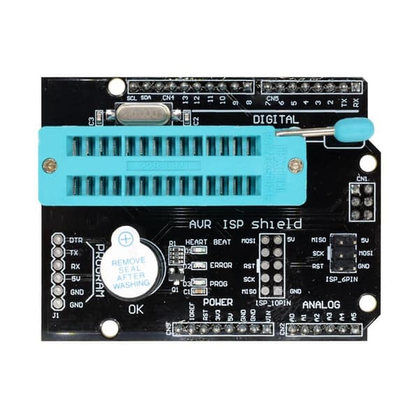 AVR ISP Universal Programmer Utvidelseskort Shield Brennende Bootloader for Atmega328P Modul Atmega med LED-indikator