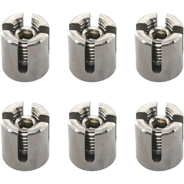 Kabelband i silverrostfritt stål M10 x 3 mm, 6-pack