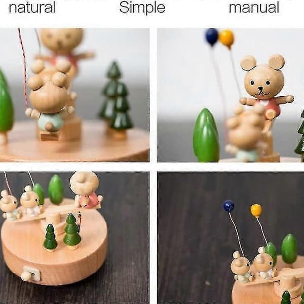 Kreativ Speldosa Trä Speldosa flicka