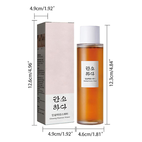 Anti-rynka Ginseng Essence Vätska, Minskar Fina Linjer, Återfuktande Ansiktslösning 150ML
