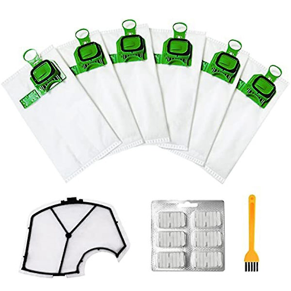 Dammsugarpåsekit för Kobold Dammsugare Kompatibel med Vorwerk Kobold Vk140 Vk150-b