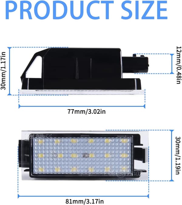To LED-skiltlys for Renault