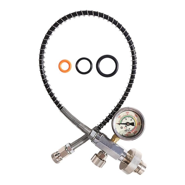 Oppgrader 24-tommers HPA fyllestasjons ladeadapteradapter fra dykketank W/Din 232/300Bar-kontakt for PCP luftpåfyll