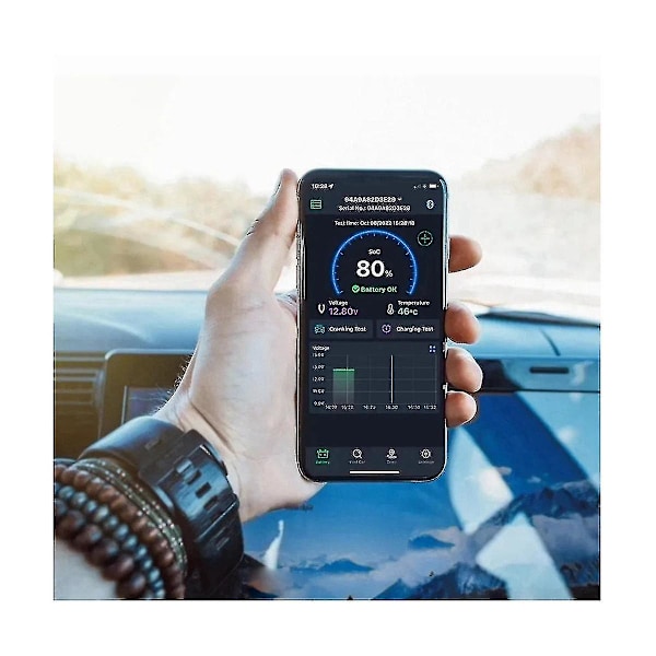 Trådlös Bluetooth 4.0 Batterihanterare Bm6 Pro Med Bilbatterihälsoprogram Hantera Batterimonitor T