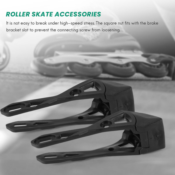 2kpl Universal Roller Skates Jarrupalat Aikuisten Inline Rullaluistimet Jarrut Block Pad Jarrulevy Acc