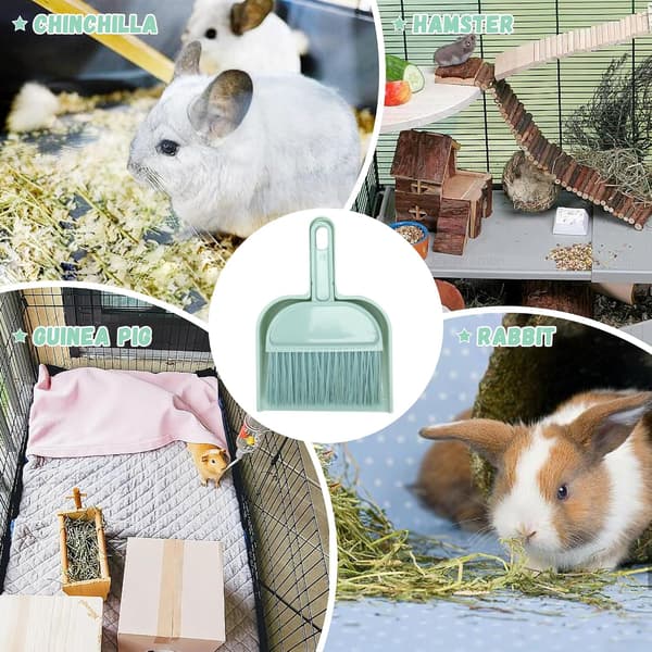 Burrengörare för marsvin, minidammsugare och borstset