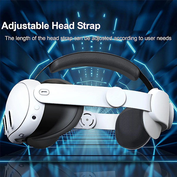 Til 3 Vr Hovedbånd Vr Halo Bånd Justerbart Komfortabelt Hovedbånd Til 3 Vr Tilbehør