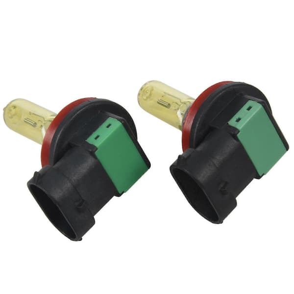 2x H8 35W Gul Tåkelys Frontlys Pære Halogenlampe 2500K 12V-Yvan