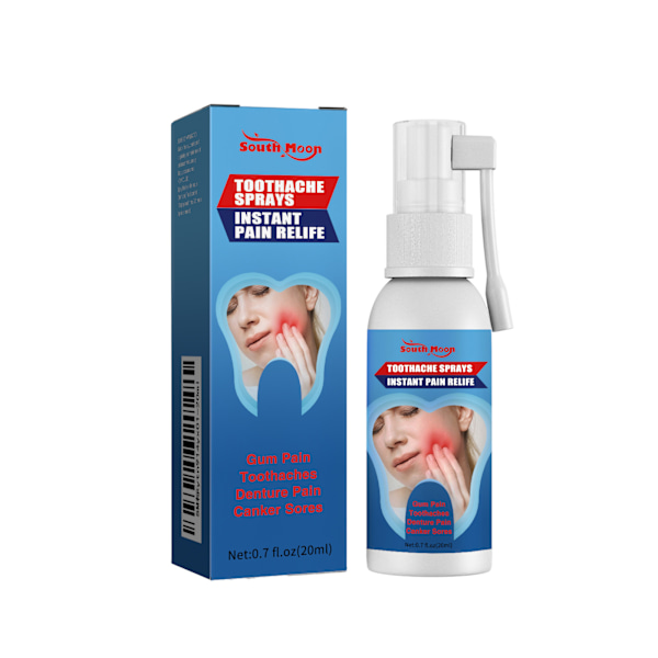 Mundplejespray Pleje af tænder Lindrer ubehag i tænderne Mild mundplejespray
