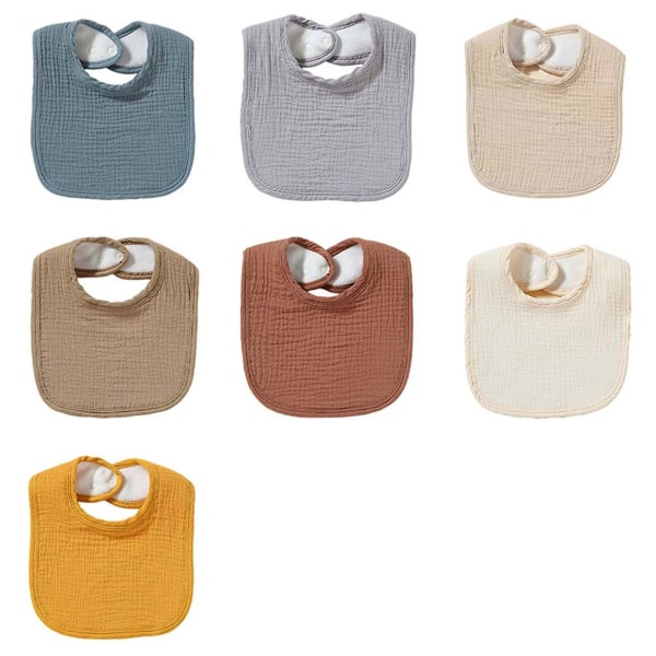 Tykke bomuldsdrøl-håndklæde Hudvenlig åndbar baby-bøvs-klud til hjemmet