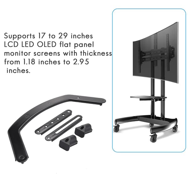 Universal VESA Montering Adapter Kit, Ikke-VESA Adapter Til 17 Til 29 Tommer Skærme Til 75x75 Og 1