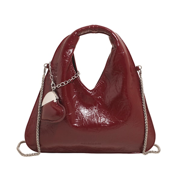 Niche design dame taske ny stil high-end atmosfære alsidig håndtaske unik specialformet skulder messenger taske Red