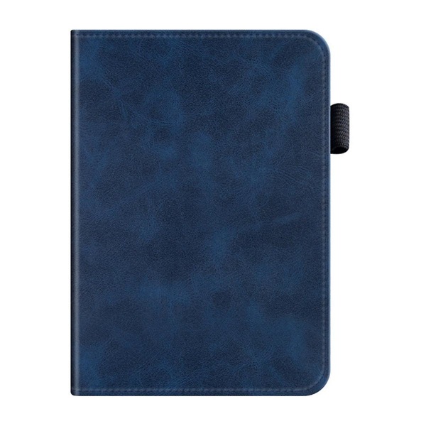 For Pocketbook Touch HD 3 E-Reader Stand Cover Flip PU-veske med håndholder mørkeblå