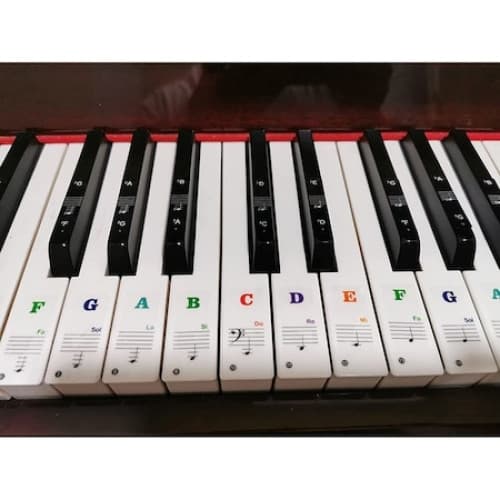 Pianosarjatarrat, 88 kpl, PVC, Läpinäkyvä