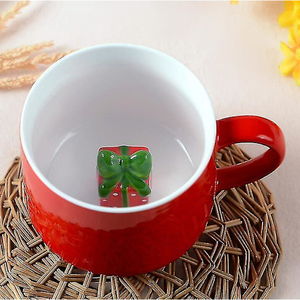 Julekop med Santa Claus Keramik Kop til Kaffe Mælk Morgenmad