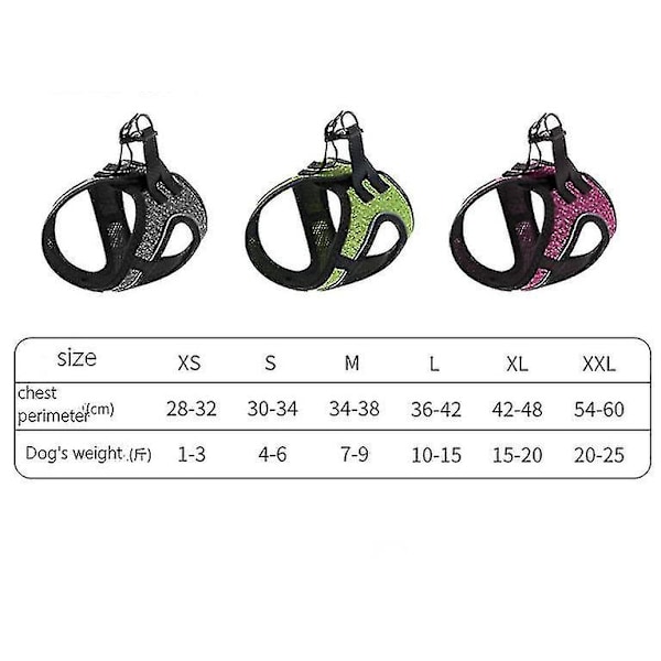 S 30-34cm Punainen Ulkokoiran Hihna Liivin Muotoinen Koiran Hihna, Pienille Ja Keskikokoisille Koirien Az2999