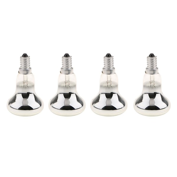 4-pack R50 Ses E14 40W Spotlightlampa Reflektor Spotljus Ljuslampa för Utomhus- och Inomhusbelysning
