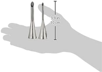 Settet inkluderer 2 små krempuffdyser, 6/8 mm.
