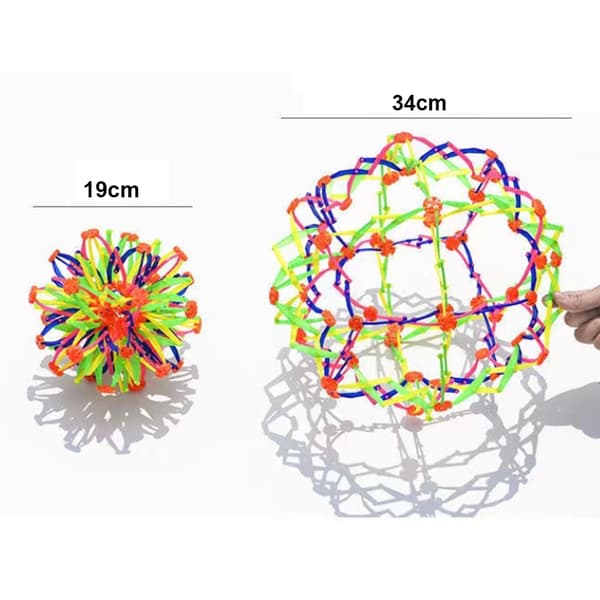 Magisk Teleskopisk Boll Deformationsboll Elastisk Boll Variation Krymper Större och Mindre Boll