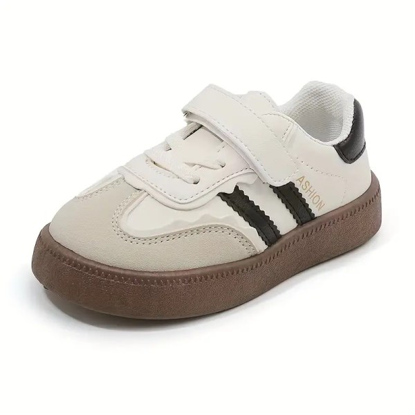 Trendy Rulleskøytesko for Jenter, Komfortable og Sklisikre Casual Sneakers Beige 28