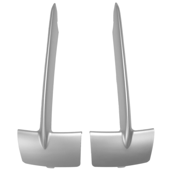 1 par front venstre og høyre støtfangergrill dekorasjon støtfanger nedre grill dekorasjonsdeksel 1117303113, 51117303114 for X5 F15 2014-2017