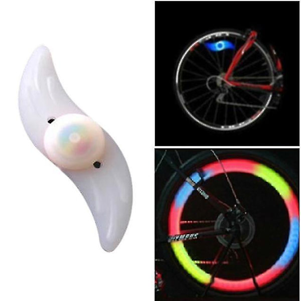 Cykel Cykling Eger Tråd Dæk Hjul LED Lys Lampe Hr