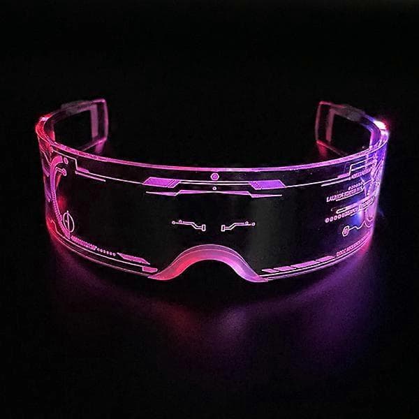 LED-valolasit Punk Future Sci Tech -lasit