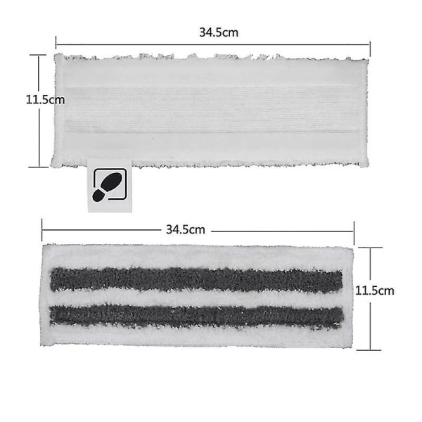 4-pack Mikrofiber Golvduk Set Slipduk Set för Easyfix SC2 SC3 SC4 SC5 Golvmunstycke (haoyi