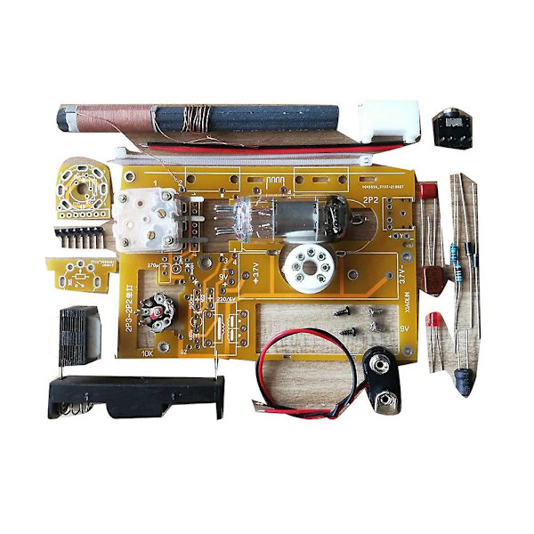 DIY-kit 2P2 Elektronrör Enstaka Lampa Mellanvågsradio 2P3 Radiokit