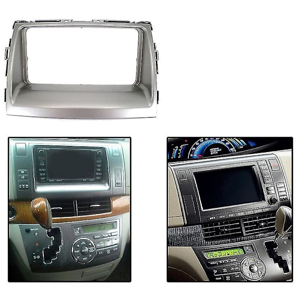 2 Din Bilradio Fascia Panel Adapter For Previa Tarago 2007+ Estima 2006+ (haoyi