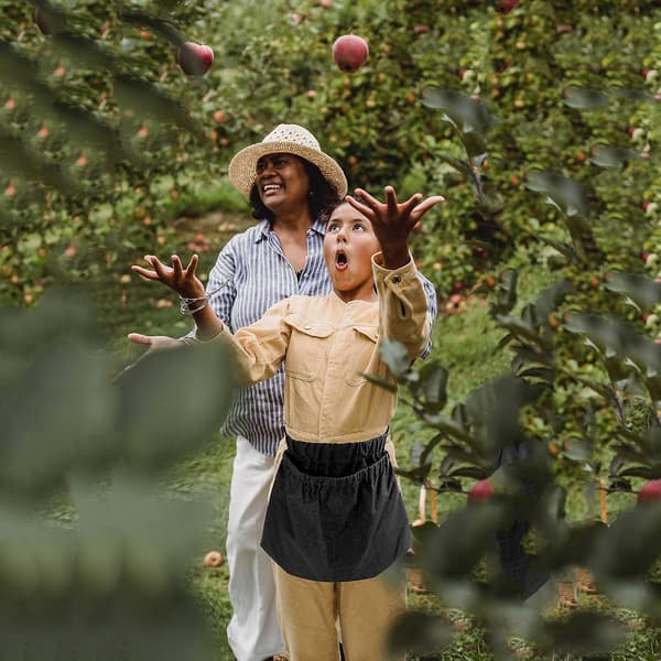 Høst- og Lugningsskørte til Gartner til Grøntsager Frugt Urterindsamling Bærplukning Foraging