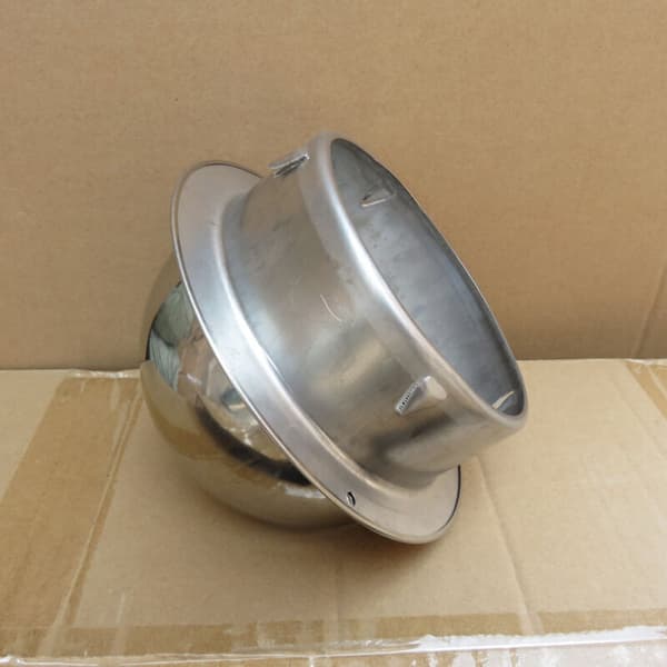 Ventilationsrist i rustfrit stål af høj kvalitet, 96-121 mm