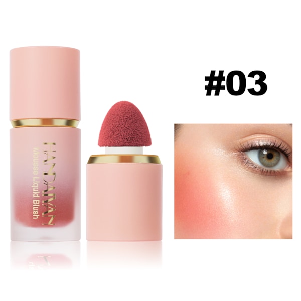Flytande rouge contour HANDAIYAN naturlig modifiering lätt att färga matt rouge flytande rouge 3#