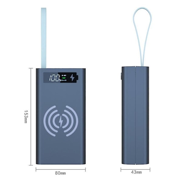 12x18650 Laddningsbatterifodral Svetsfritt Batterilagringslåda DIY Power Bank Fodral T12 Med Ljus