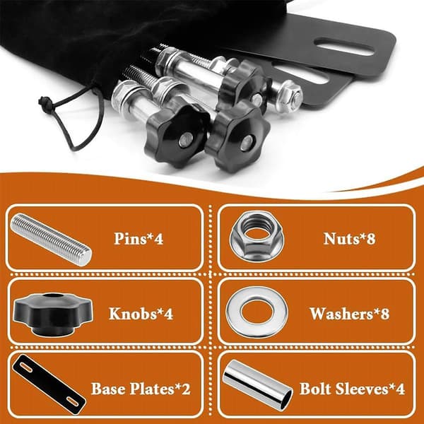 Dragbräda Kit, Enkel att installera Recovery Board Mount, Säkerhetsdragbräda Mount, Universal Re