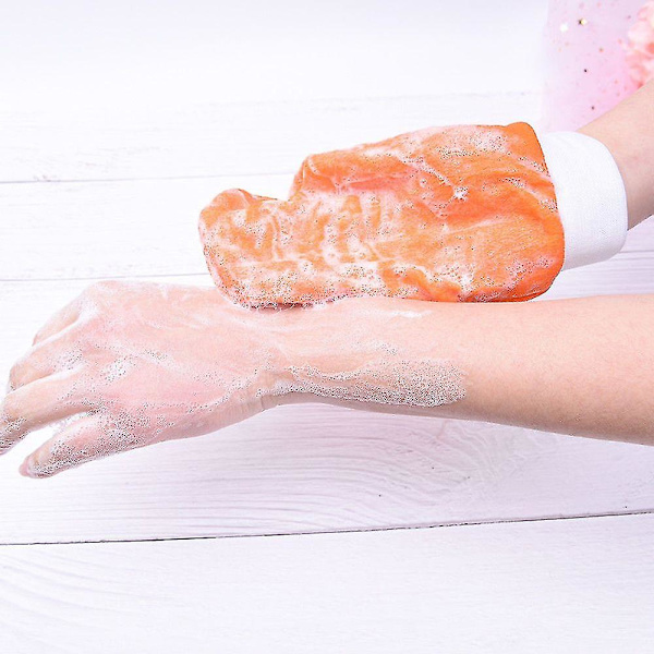 Badskrubbhandske Kropp Ansikts Peeling Dusch Massagevante Skumresistent Hudtvätt Rengöringsverktyg Badrumstillbehör
