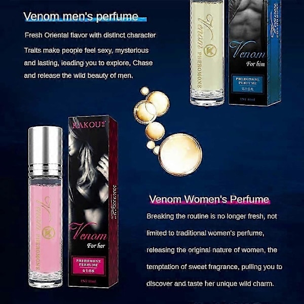 3-pakning Feromoner for kvinner, Maviere Feromoner, Venom Feromoner for kvinner, Venom Feromoner for kvinner, Langvarige Feromoner