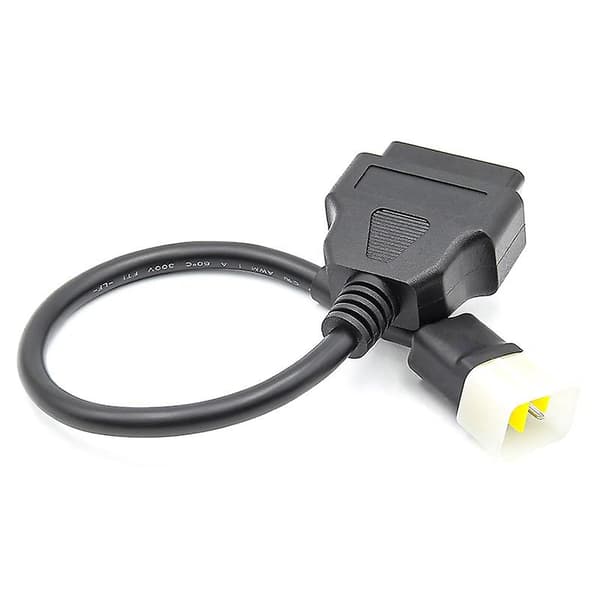 6-polet til OBD 16-polet Adapterkabel Motorcykel Fejlfinding Stik til Delphi