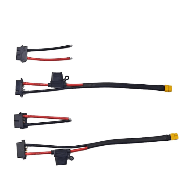 Batteriafladningsstik 6-pin han og hun EBike Power batteribase udskiftningsdel kun til Hailong 1-2/G80