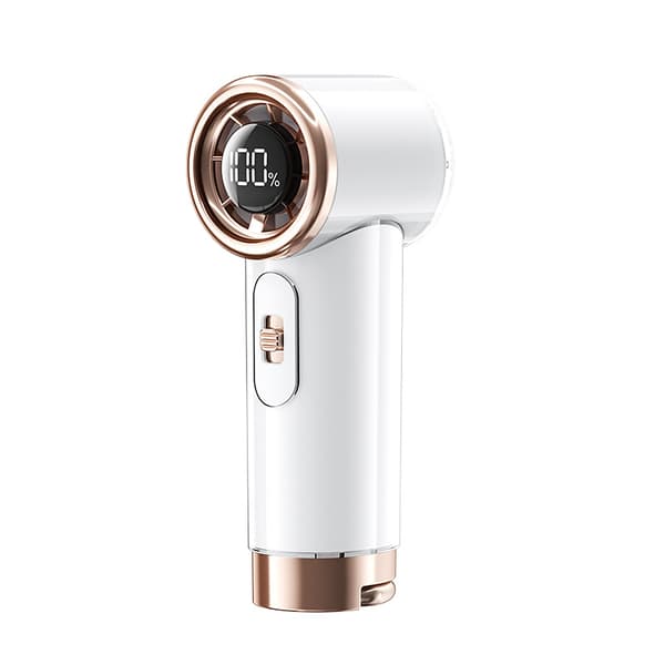 Læbestiftventilator, højhastigheds håndholdt højeffekt USB-ventilator, multifunktionel bærbar mini udendørs ventilator til skrivebord