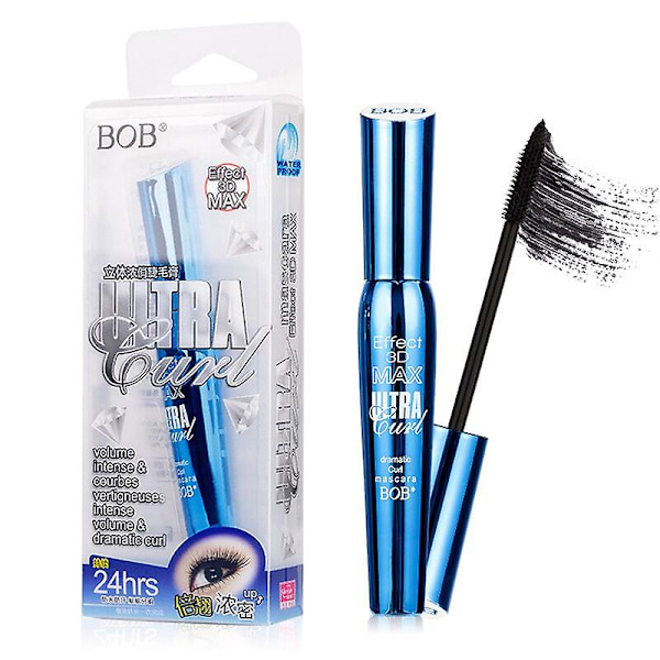 Bob 3D-kuituripset Ripsiväri Meikki Ink Gel Luonnolliset Kuituvettäkestävä Pidentävä Kihartava