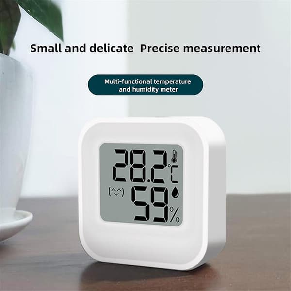 Mini Termometer Hygrometer Måler LCD Digital Temperatur Hygrometer Sensor Måler Innendørs Rom
