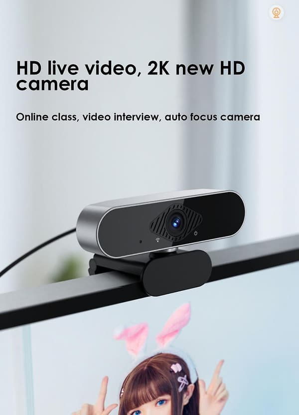 Webkamera 4k Ammattimainen Web-kamera 1080p Web-kamera Full HD PC:lle USB-kamera