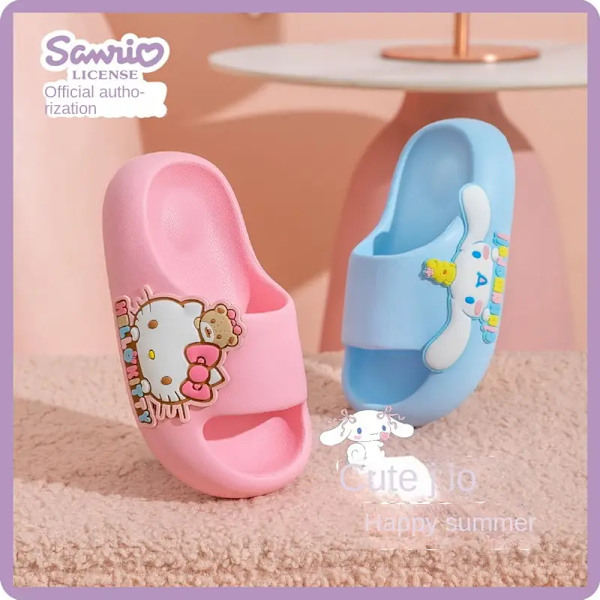 Bedårande Cartoon-tofflor för små flickor - Halksäkra, Lätta & Perfekta för Alla Säsonger! Light Blue 180