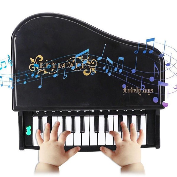 Småbarnsleker Barnas liten pianomusikkboks, elektroniske orgelleker kan spilles, pyntegjenstander, musikkboks, opplysningsgaver til babyleketøy
