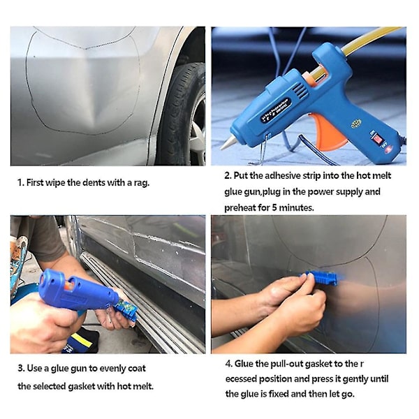 Auto Karosseri Buler Reparationsværktøjer Buler Fjerningsværktøjer Bil Karosseri DIY Buler Fjerningsværktøjer