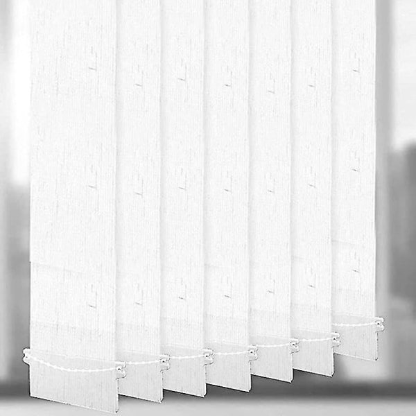 Ersättningsvikter för vertikala persienner - vit (10 st)