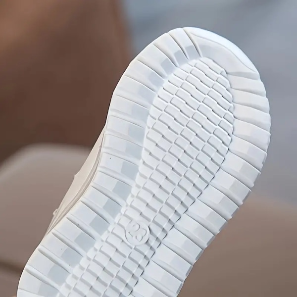 Pige Trendy LED Lysende Strikkede Åndbare Løbesko, Komfortable Anti-Skrid Sikre Bløde Såler Sneakers Til Pigers Udendørsaktiviteter White 28