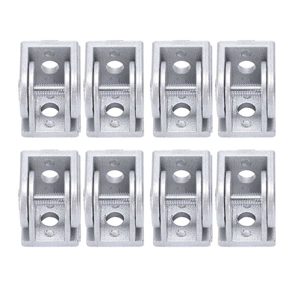 8 stk. Legering Fleksibel Pivot Ledforbindelse Til EU Standard Aluminium Ekstruderet Profil 2020