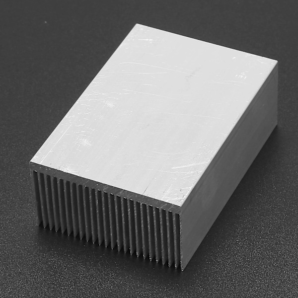 Stor Aluminium Køleplade Varmesænke Radiator Kølefinne Til IC LED Strømforstærker